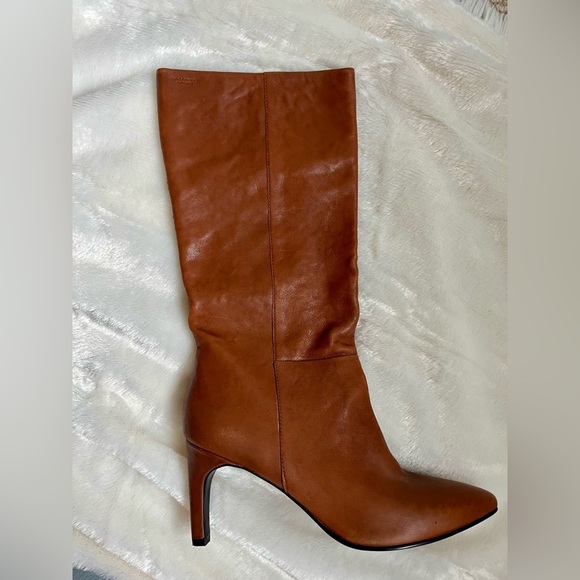 Vagabond Tall Leather Boots Pointed Toe High Heel Brown Size 11 / 41 - Picture 5 of 16